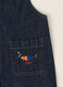 IANA Latzhose aus reinem Baumwoll-Chambray_2