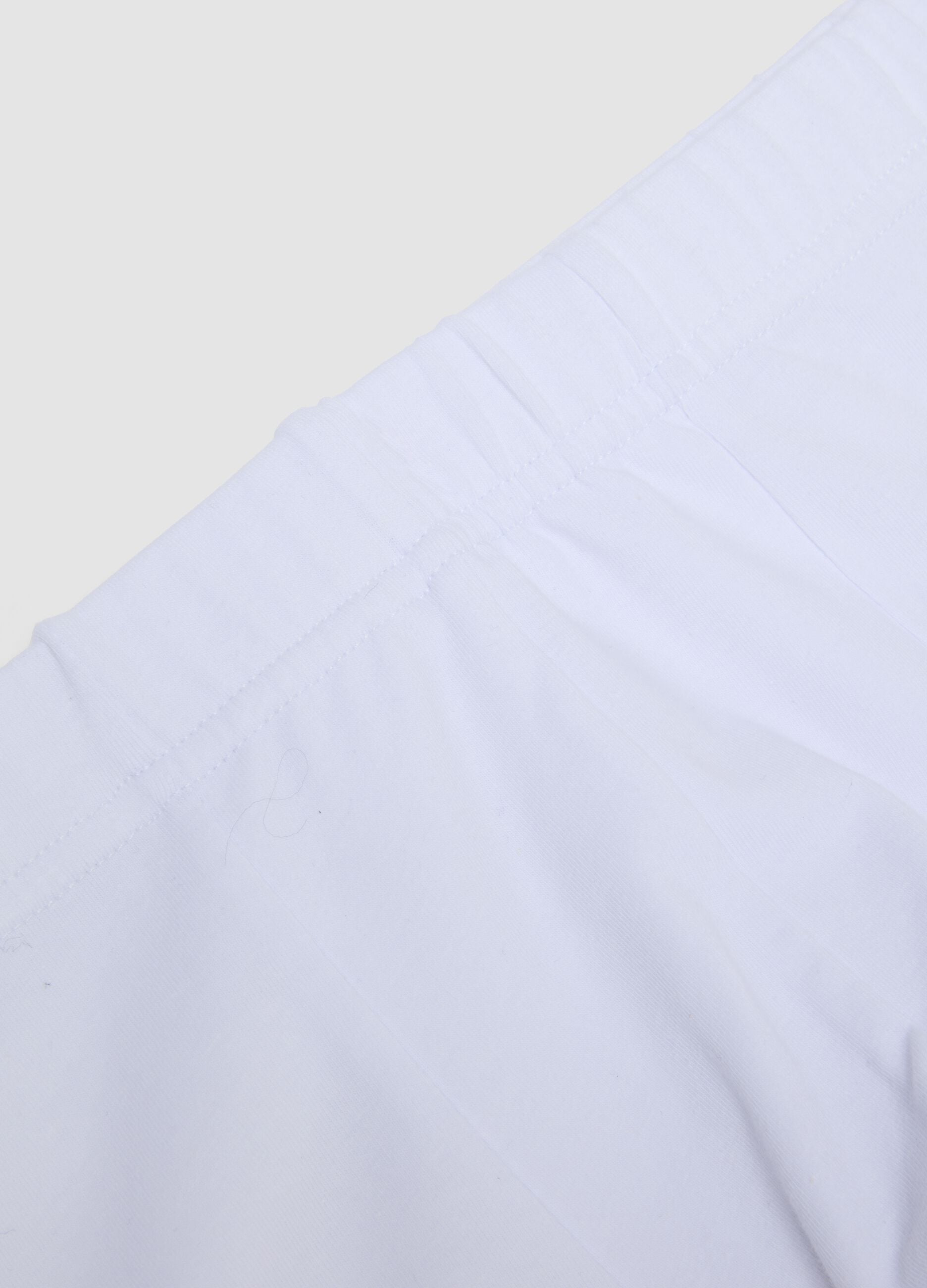 White organic cotton boxer shorts