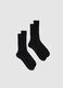 Twin-pack of short black pure cotton socks, regular fit_0