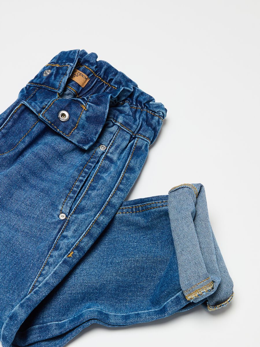Paper bag jeans with pockets_2