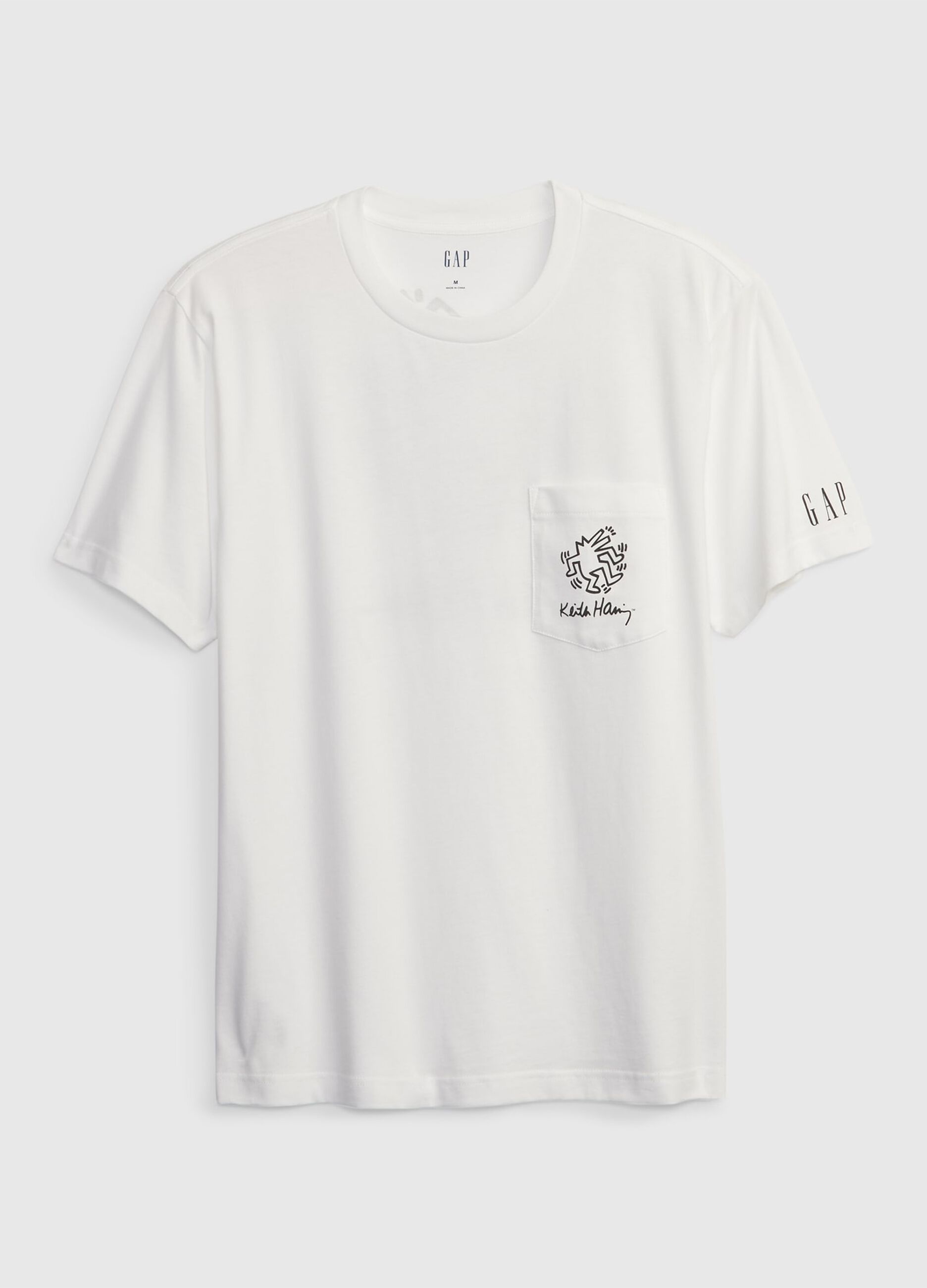 keith haring pocket tee