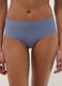 Blue regular fit briefs with lace back_1