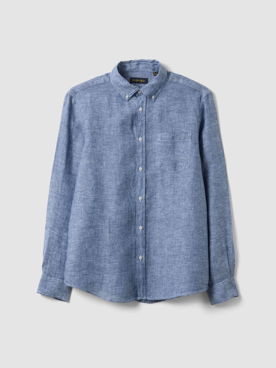 &Gamma;&alpha;&lambda;ά&zeta;&iota;&omicron; &pi;&omicron;&upsilon;&kappa;ά&mu;&iota;&sigma;&omicron; &alpha;&pi;ό 100% &lambda;&iota;&nu;ό &mu;&epsilon; button-down &gamma;&iota;&alpha;&kappa;ά, &kappa;&alpha;&nu;&omicron;&nu;&iota;&kappa;ή &gamma;&rho;&alpha;&mu;&mu;ή_4