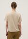 Beiges T-Shirt aus reiner Baumwolle in Regular Fit_3