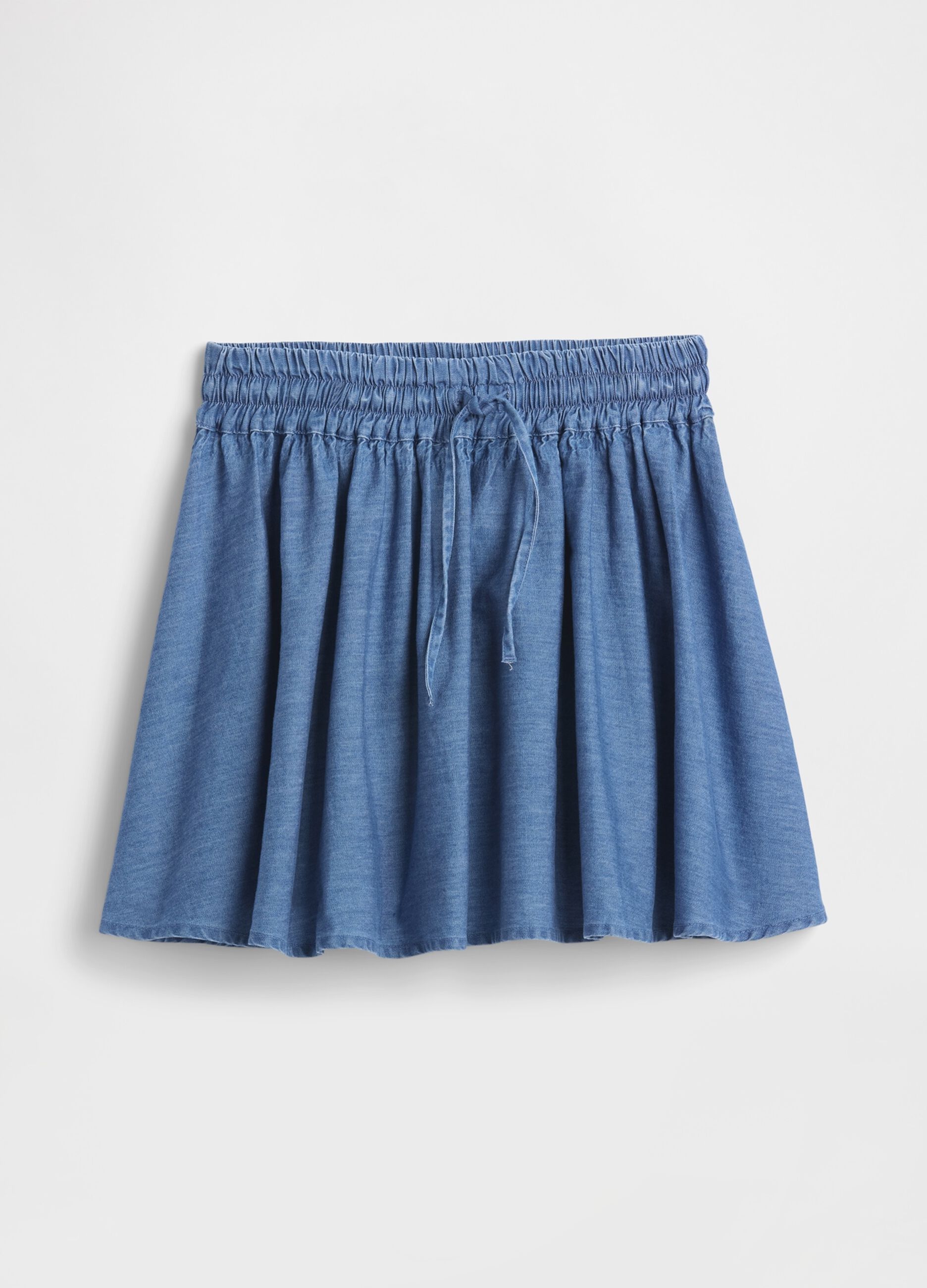 Blue Cotton Skirt