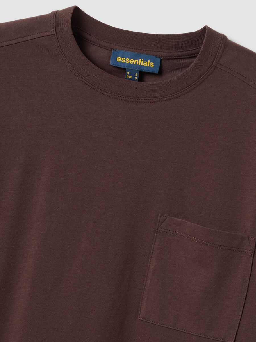 Brown pure cotton relaxed-fit dress_5