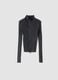 Full-Zip Ribbed Knit in Vintage Grey_0