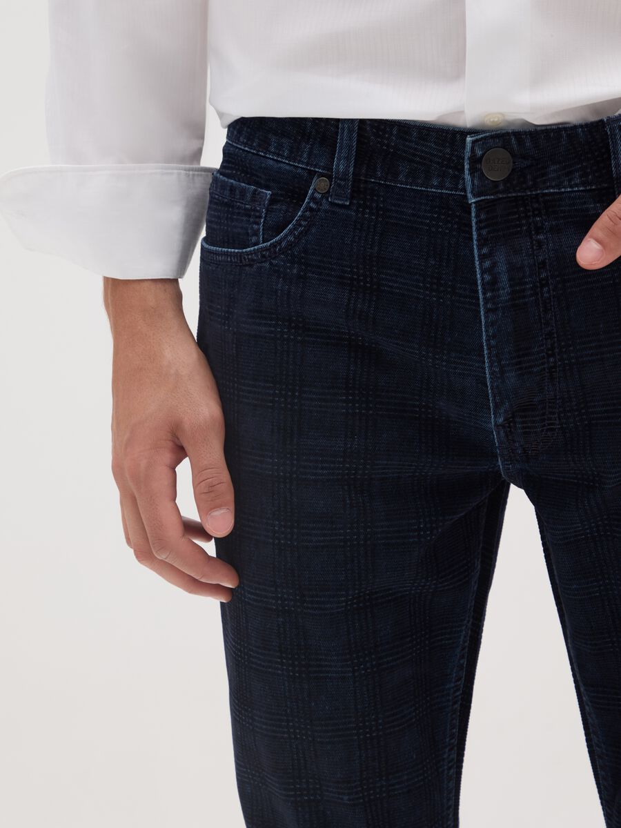 Pure Cotton Blue Regular Fit Jeans_3