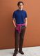 Blue Supima cotton crew-neck T-shirt, regular fit_1
