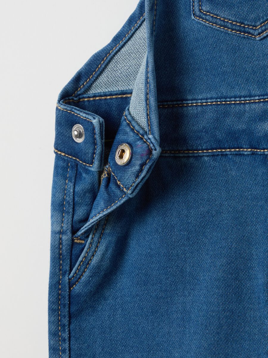 Denim dungarees with pocket_2
