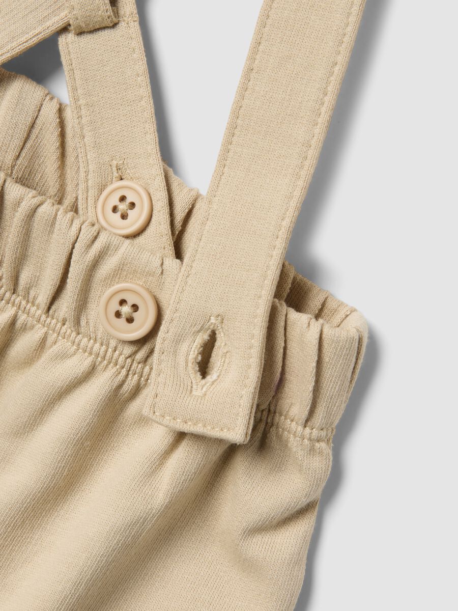 Baby set in pure beige organic cotton_3