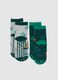 Pack of children's non-slip socks in multicoloured cotton blend_1