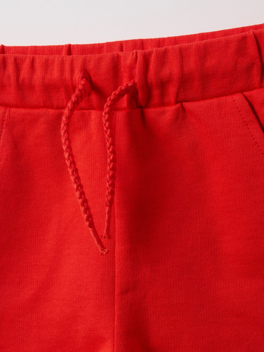 Multicolour pure cotton t-shirt and shorts set for toddler regular fit_3