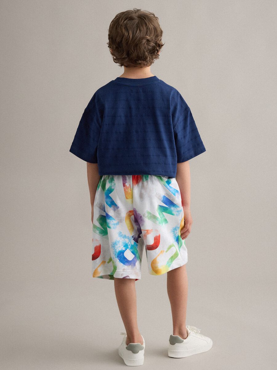 Multicolour pure cotton shorts_1