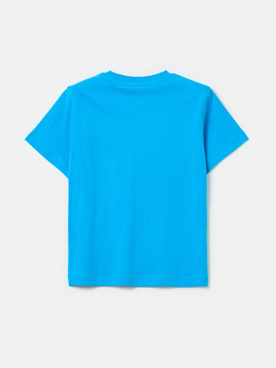 T-shirt in cotone con tasca e stampa_1