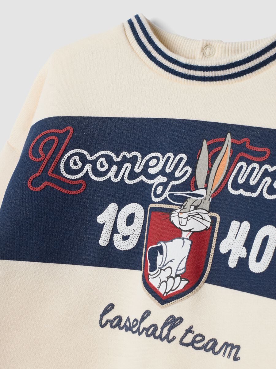 Blue organic cotton Looney Tunes print set_3