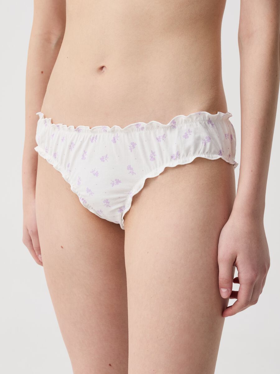 Two-pack French knickers with gathered edging_1