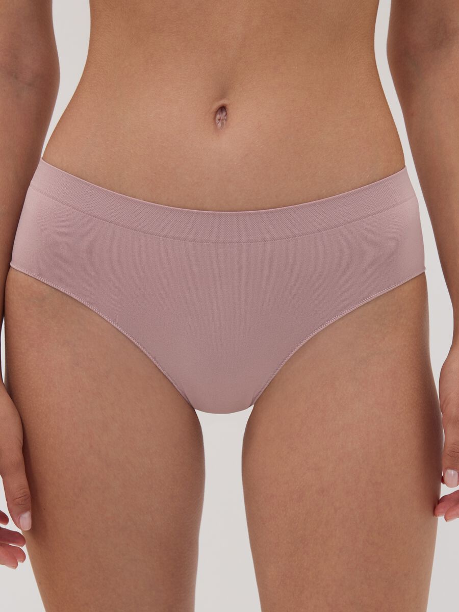 Pink stretch microfibre briefs_1
