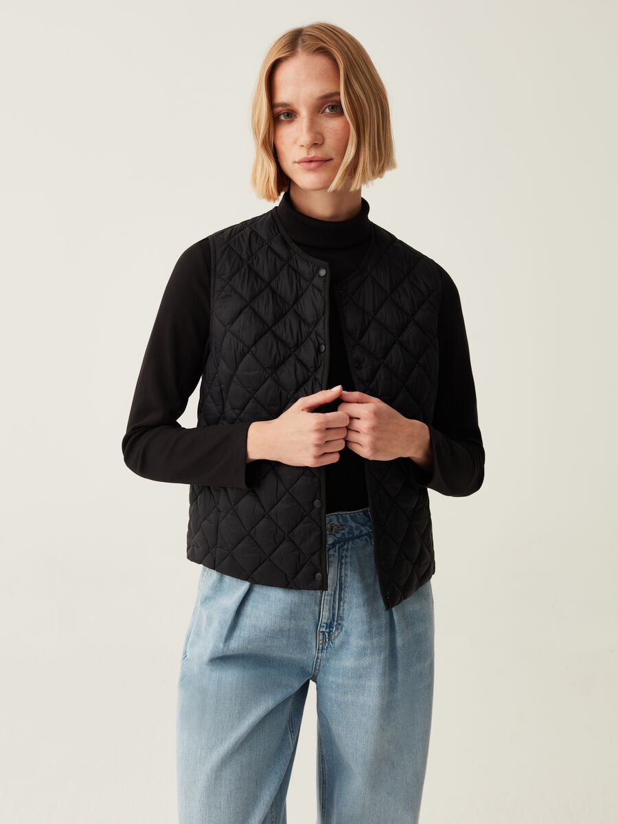 Quilted vest_0