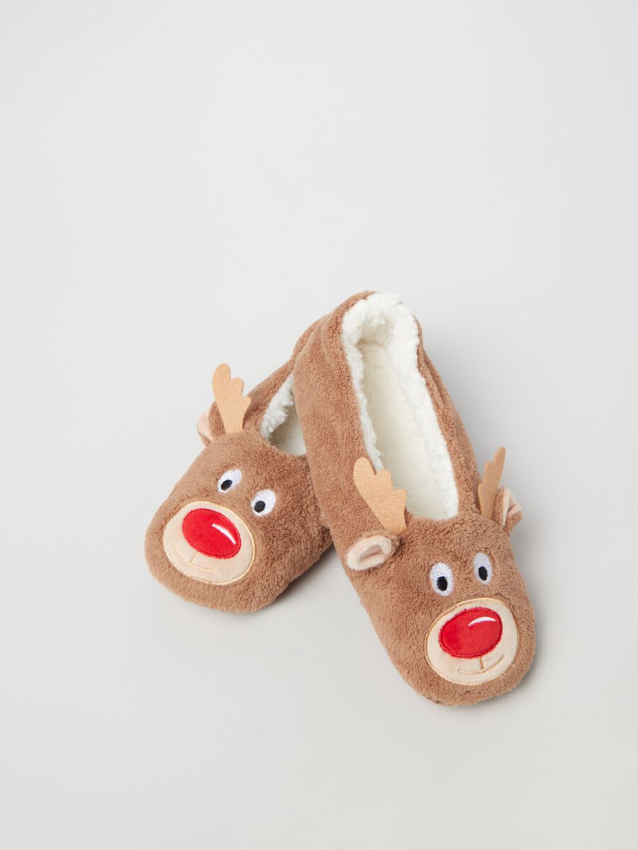 Ballerina slippers with Rudolph the red nosed reindeer_2