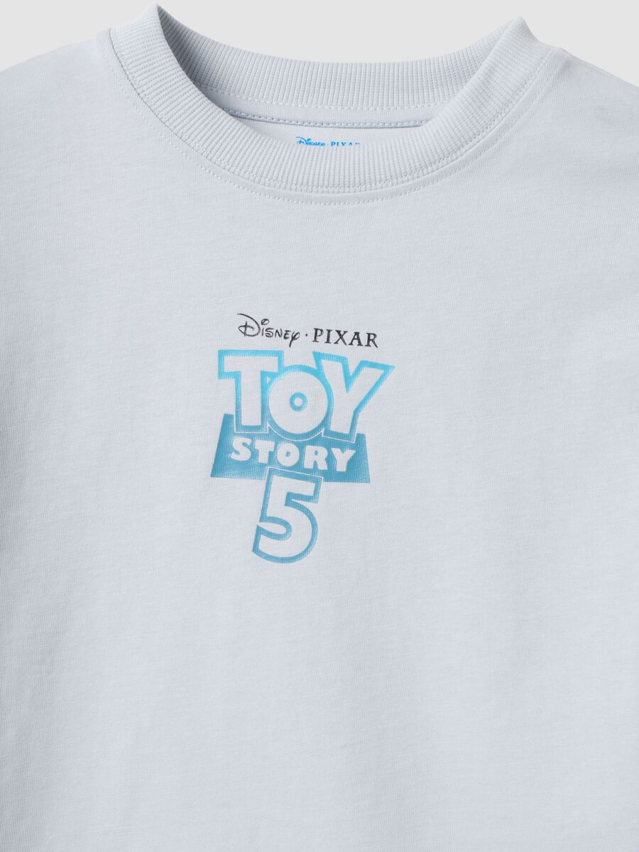 T-shirt cinzenta em algod&atilde;o puro com estampado Toy Story para menino_2