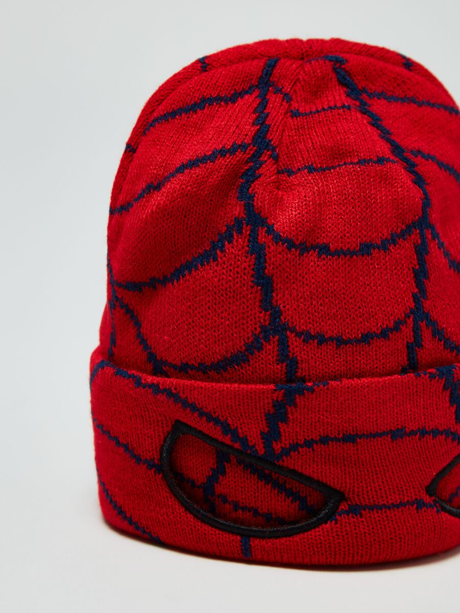 Knit Spider-Man hat_2