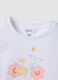 Girls' regular fit multicolour pure cotton t-shirt and shorts set_3