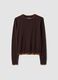 Brauner Pullover aus Viskosemix mit langen &Auml;rmeln_4