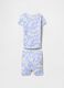 Summer Floral Pyjamas for Girls in Pure Cotton_1