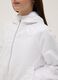 White Hooded Regular Fit Girls' Jacket_2