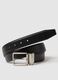 Multicolour reversible belt with metal buckle_2