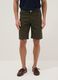 Men&rsquo;s Green Regular-Fit Bermuda Shorts_1