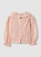 Girls' regular fit multicolor pure cotton blouse with flowers_1