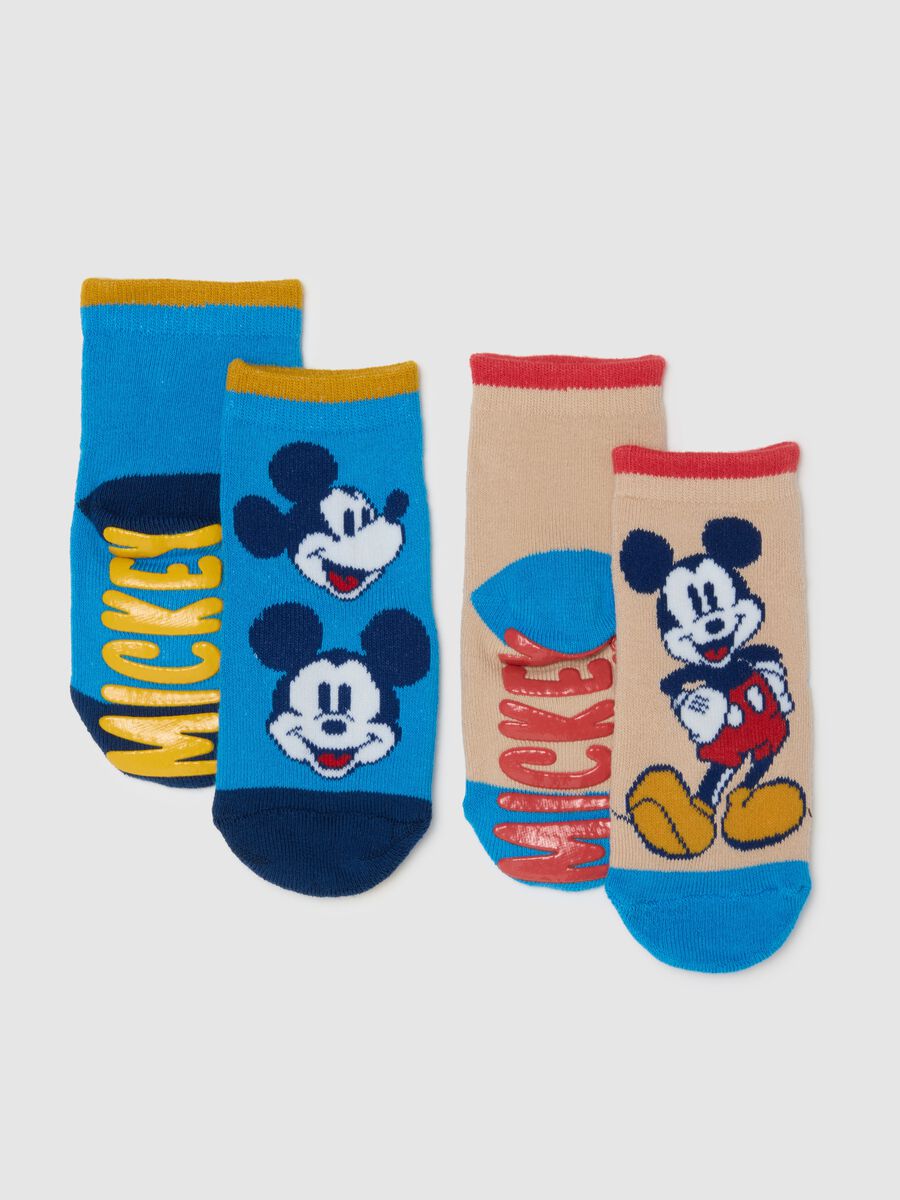 Twin-pack of multicolour baby socks in regular fit cotton blend_0