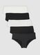 Five-pack of multicolour polka-dot stretch organic cotton briefs_4