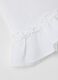 Baby girls&rsquo; white cotton and linen regular-fit top with frills_3