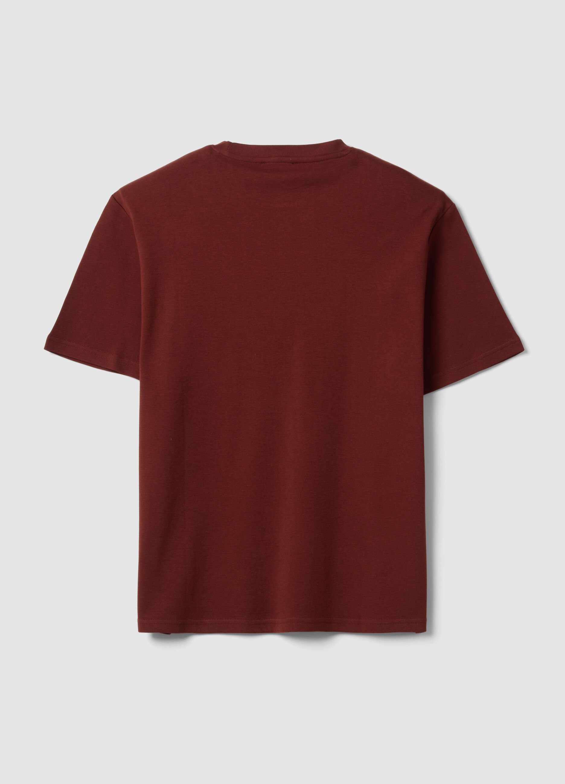 &Kappa;ό&kappa;&kappa;&iota;&nu;&omicron; &kappa;&omicron;&nu;&tau;&omicron;&mu;ά&nu;&iota;&kappa;&omicron; T-shirt &alpha;&pi;ό 100% &beta;&alpha;&mu;&beta;ά&kappa;&iota;, relaxed &epsilon;&phi;&alpha;&rho;&mu;&omicron;&gamma;ή