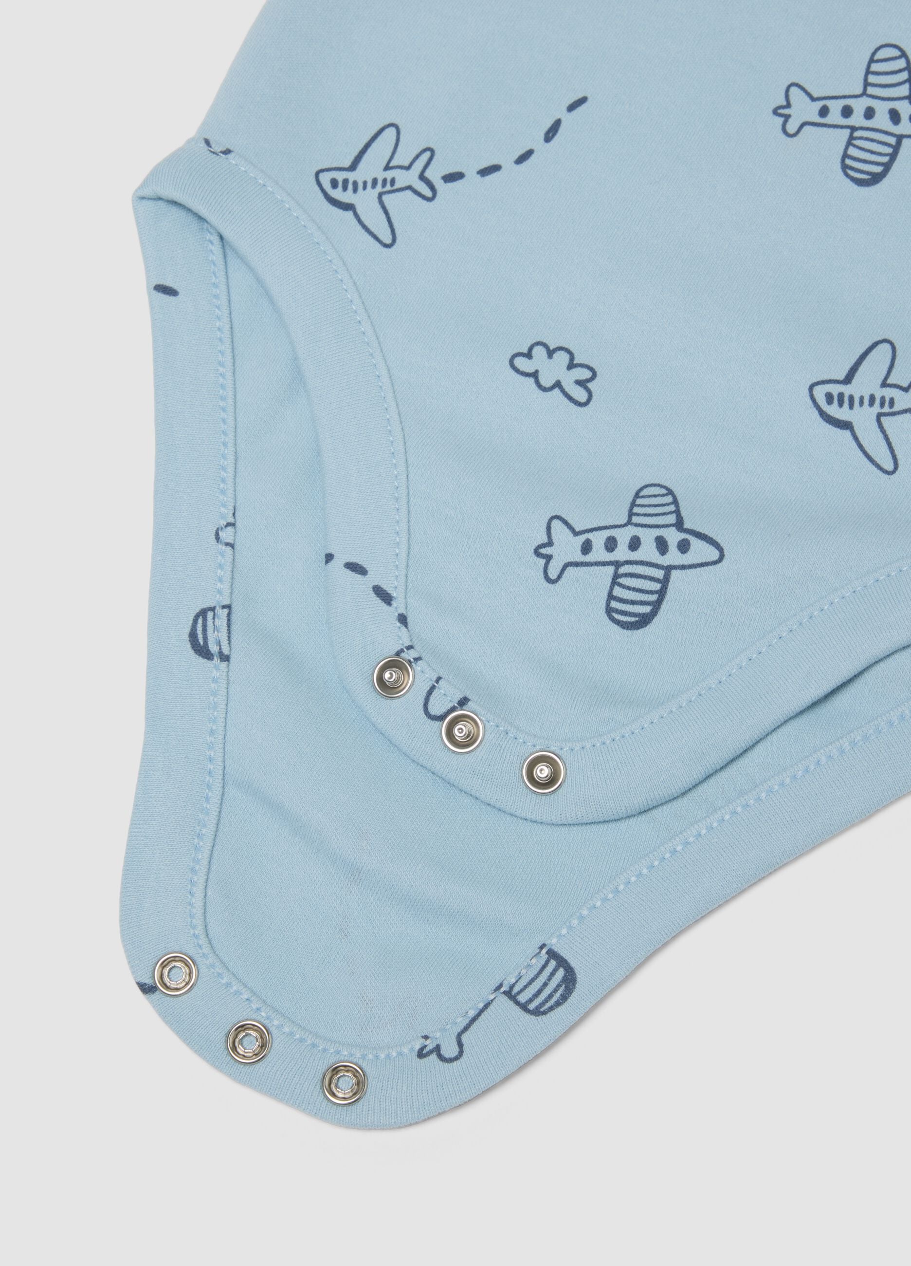 3-pack of multicolour organic cotton baby bodysuits