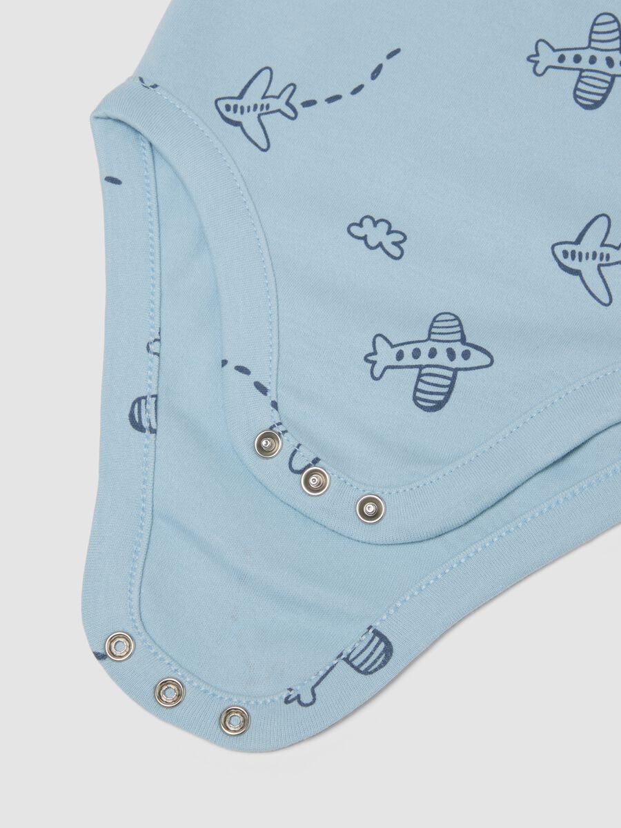 3-pack of multicolour organic cotton baby bodysuits_3