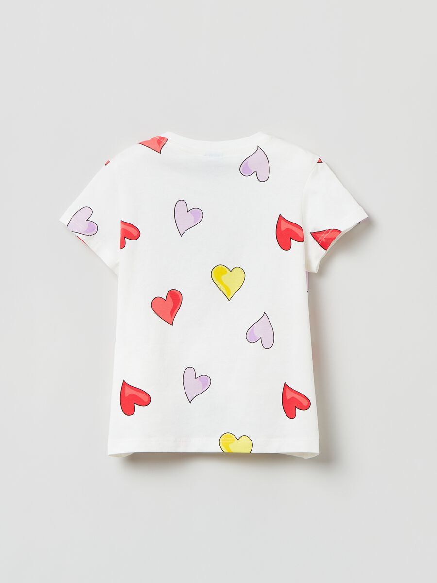 Disney Daisy Duck T-shirt with hearts_1