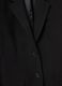 Blazer preto de mistura de viscose ajuste regular_5