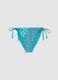 Azure stretch bikini bottoms with tie sides_4