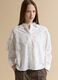 White pure cotton shirt with floral embroidery, regular fit_2