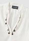 White viscose-blend shirt with charms and V-neck regular fit_2