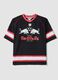 T-shirt multicolor de algod&atilde;o puro com ajuste oversize Red Bulls_4