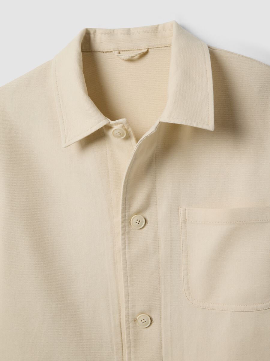 Wei&szlig;e Jacke aus Leinen-Baumwoll-Mischung, regul&auml;re Passform_5