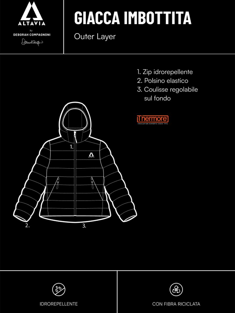ALTAVIA Padded Jacket WITH DEBORAH COMPAGNONI_2