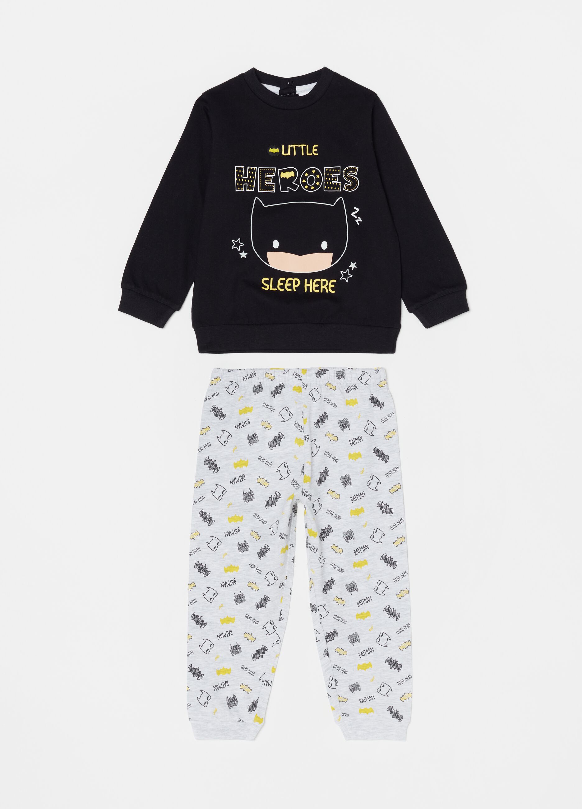 Long pyjamas with Batman pattern