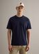 Blue Crew Neck Pure Cotton Relaxed Fit T-Shirt_2