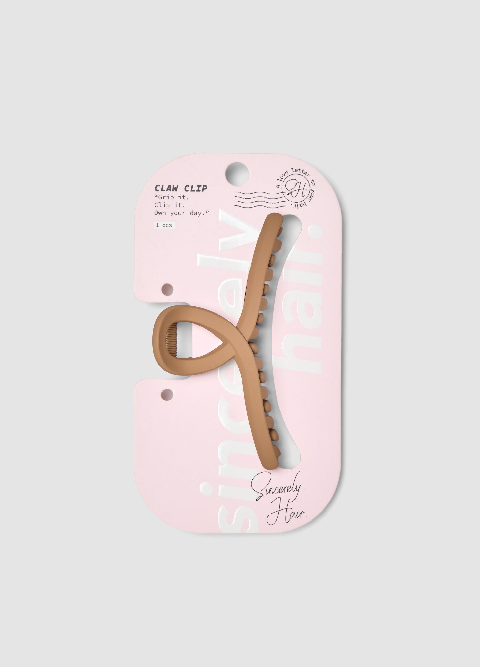 SINCERELY HAIR Mocha Claw Clip